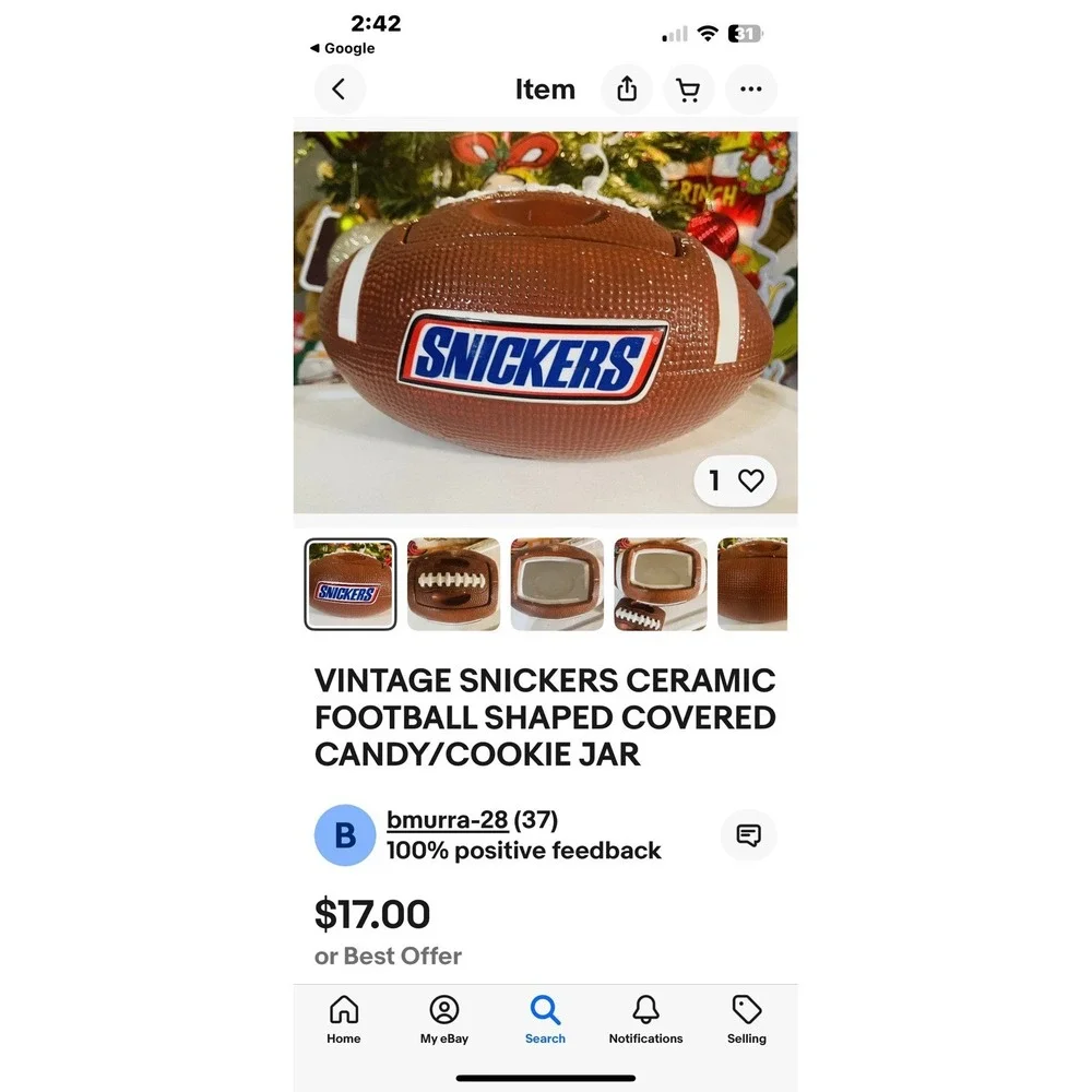 Snickers candy canister